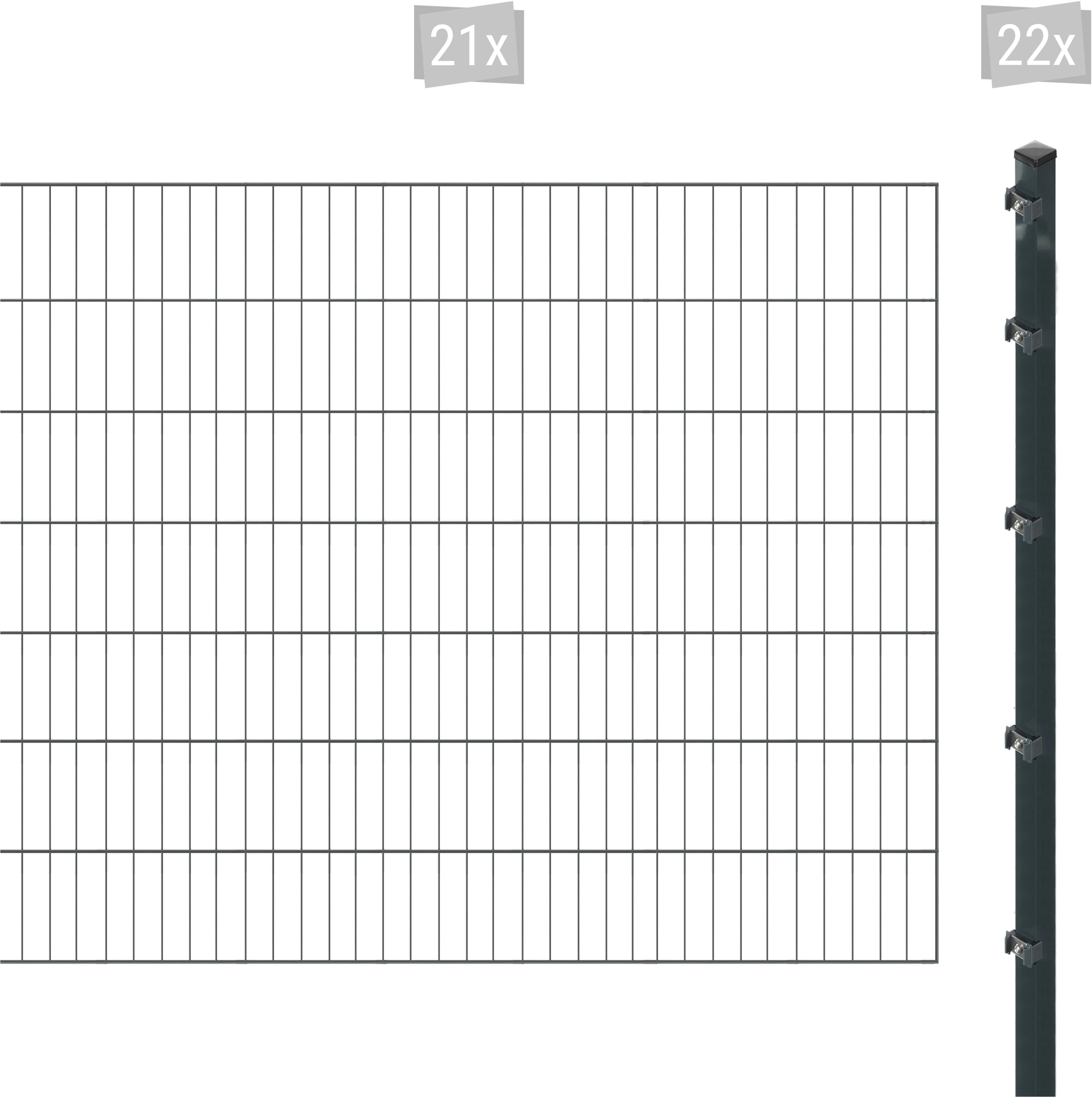 Arvotec Einstabmattenzaun "ESSENTIAL 140 zum Aufschrauben", Zaunhöhe 140 cm günstig online kaufen