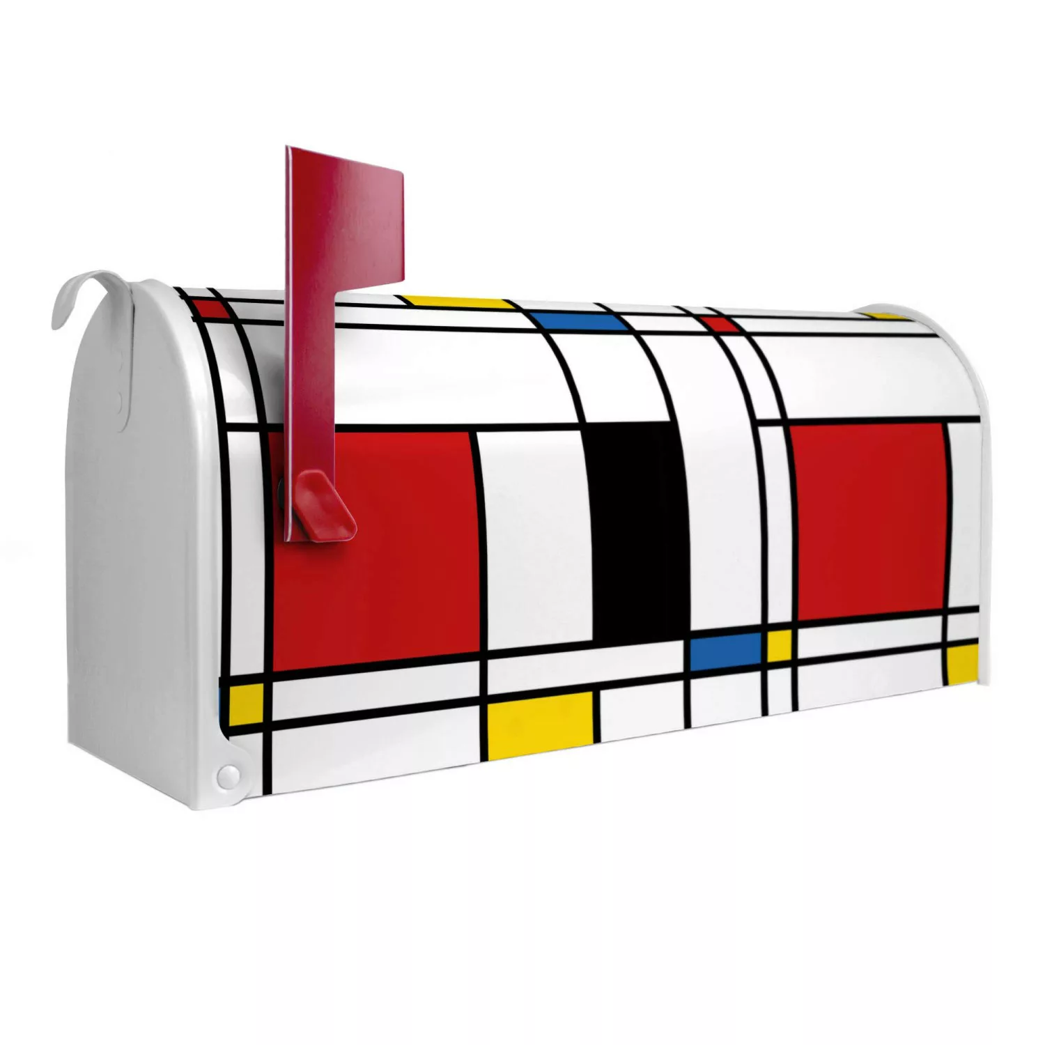 Banjado Amerikanischer Briefkasten Weiß 48x22x16cm US Mailbox Letterbox Pos günstig online kaufen