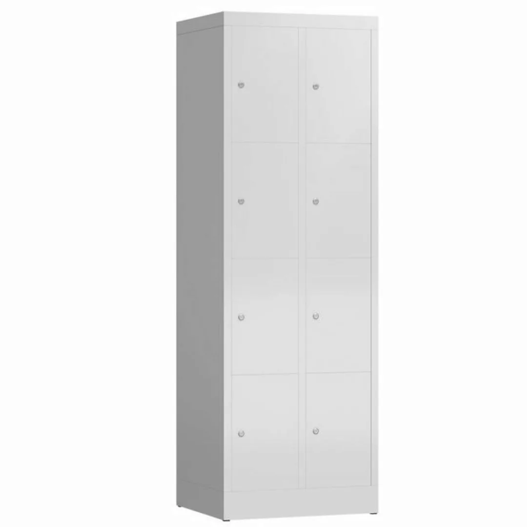 Steelboxx Fächerschrank ClassiX Schließfachschrank, 2 Abteile à 4 Fächer, 1 günstig online kaufen