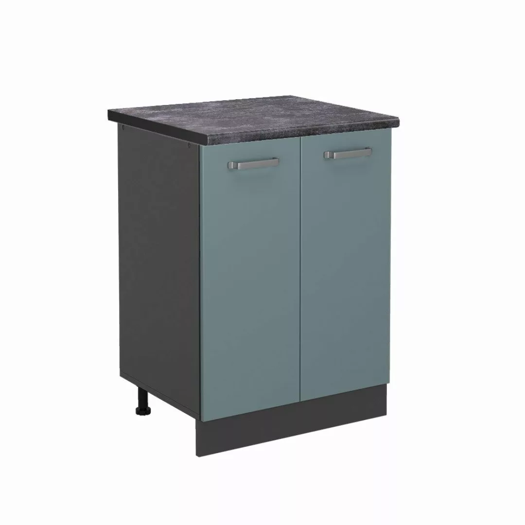 Vicco Unterschrank R-Line, Schwarz Hochglanz/Weiß, 60 günstig online kaufen