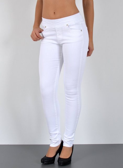 ESRA Skinny-fit-Jeans J291 Damen Skinny Jeans High Waist mit elastischem Gu günstig online kaufen