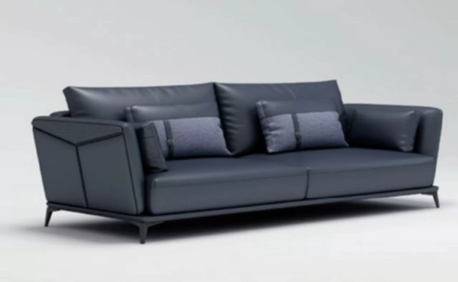 JVmoebel Sofa Italienische Polster Sitz Garnitur 3+2+1 Gruppe Leder, Made i günstig online kaufen