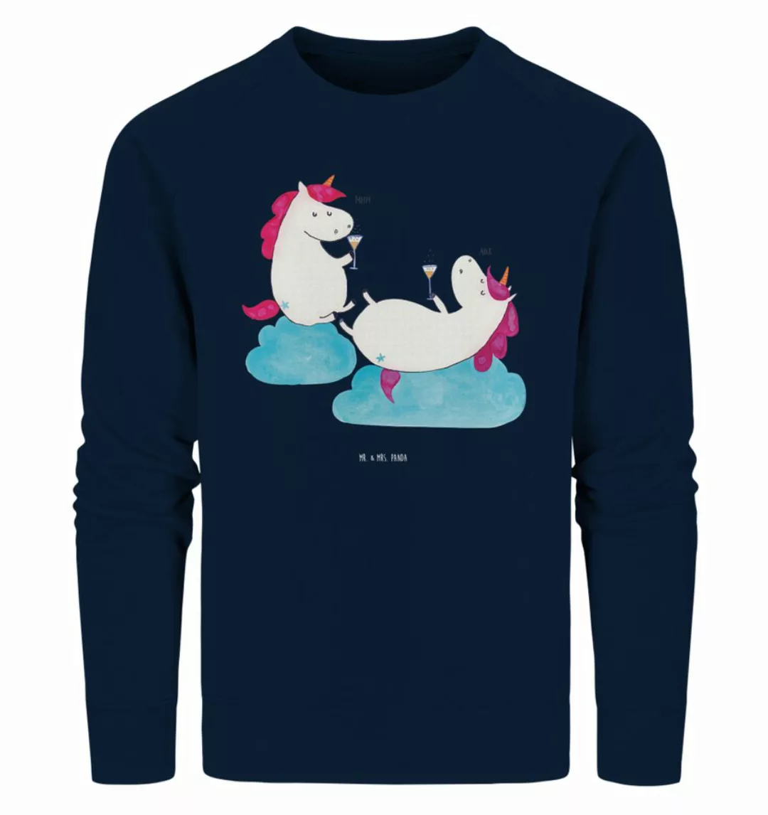 Mr. & Mrs. Panda Longpullover Größe S Einhorn Sekt - French Navy - Geschenk günstig online kaufen