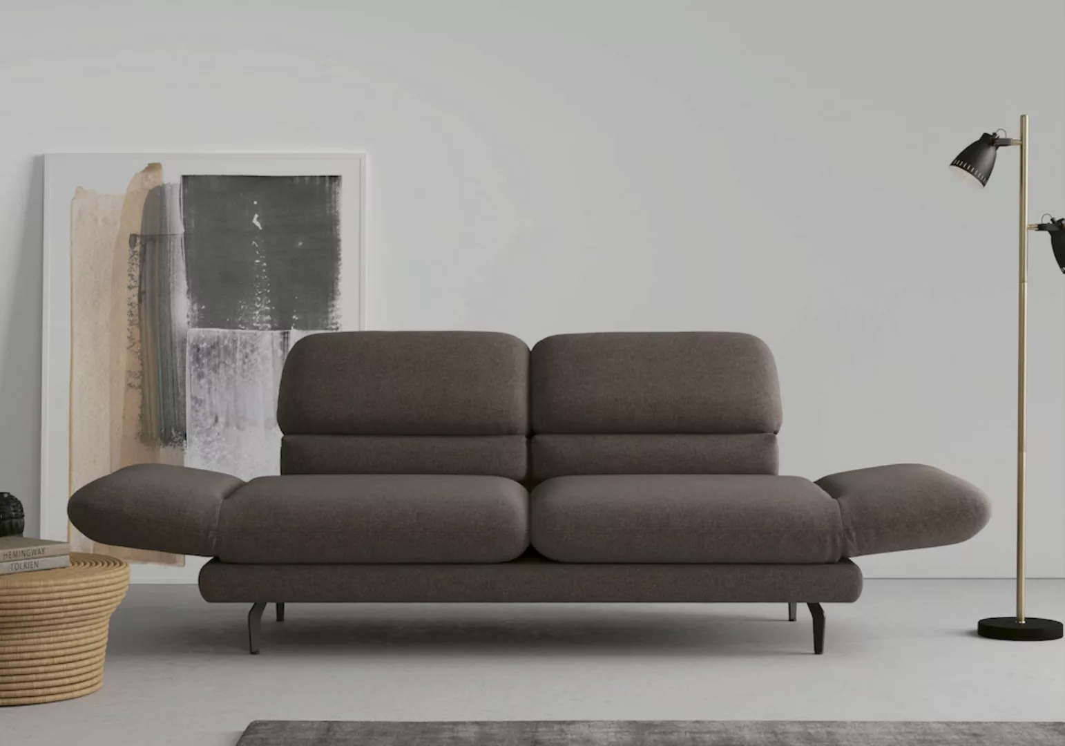 DOMO collection 2-Sitzer "Padova", Armteilverstellung, wahlweise auch Rücke günstig online kaufen