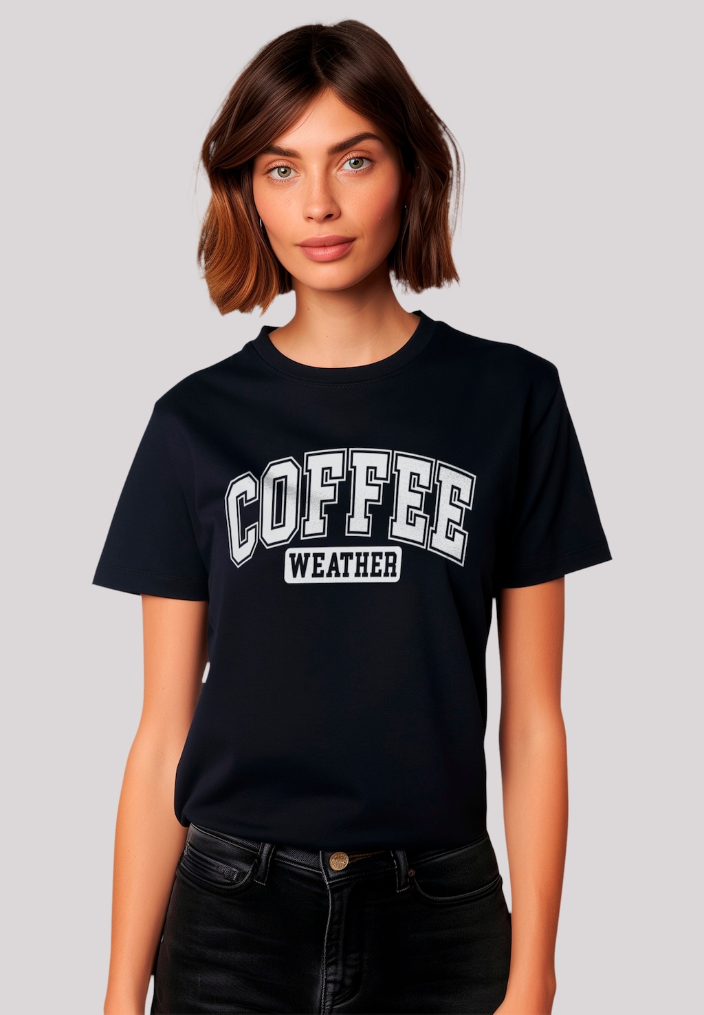 F4NT4STIC T-Shirt "Coffee Weather Winter Holiday Weihnachts", Premium Quali günstig online kaufen