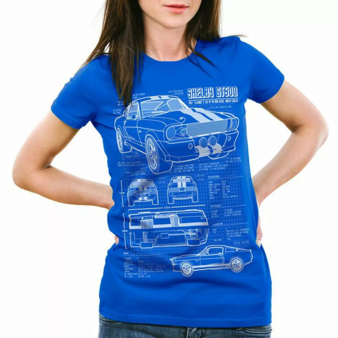 style3 T-Shirt GT500 Eleanor mustang muscle car bullit shelby pony ford mc günstig online kaufen