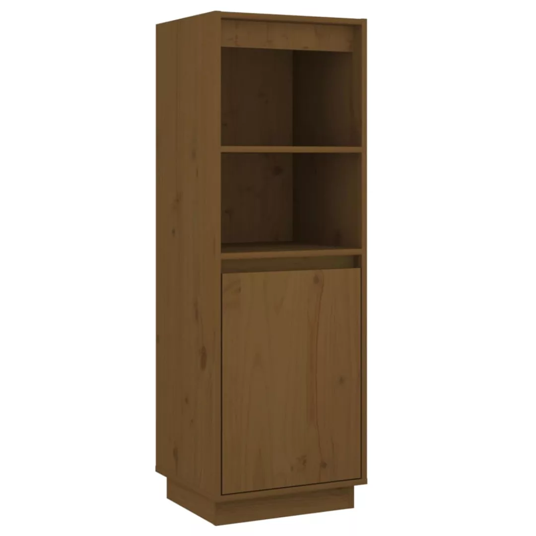 Vidaxl Highboard Honigbraun 37x34x110 Cm Massivholz Kiefer günstig online kaufen