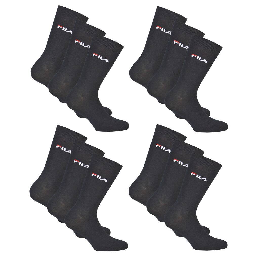 FILA Unisex Socken, 12 Paar - Strümpfe, Street, Sport, Socks Set, Logo (4x günstig online kaufen