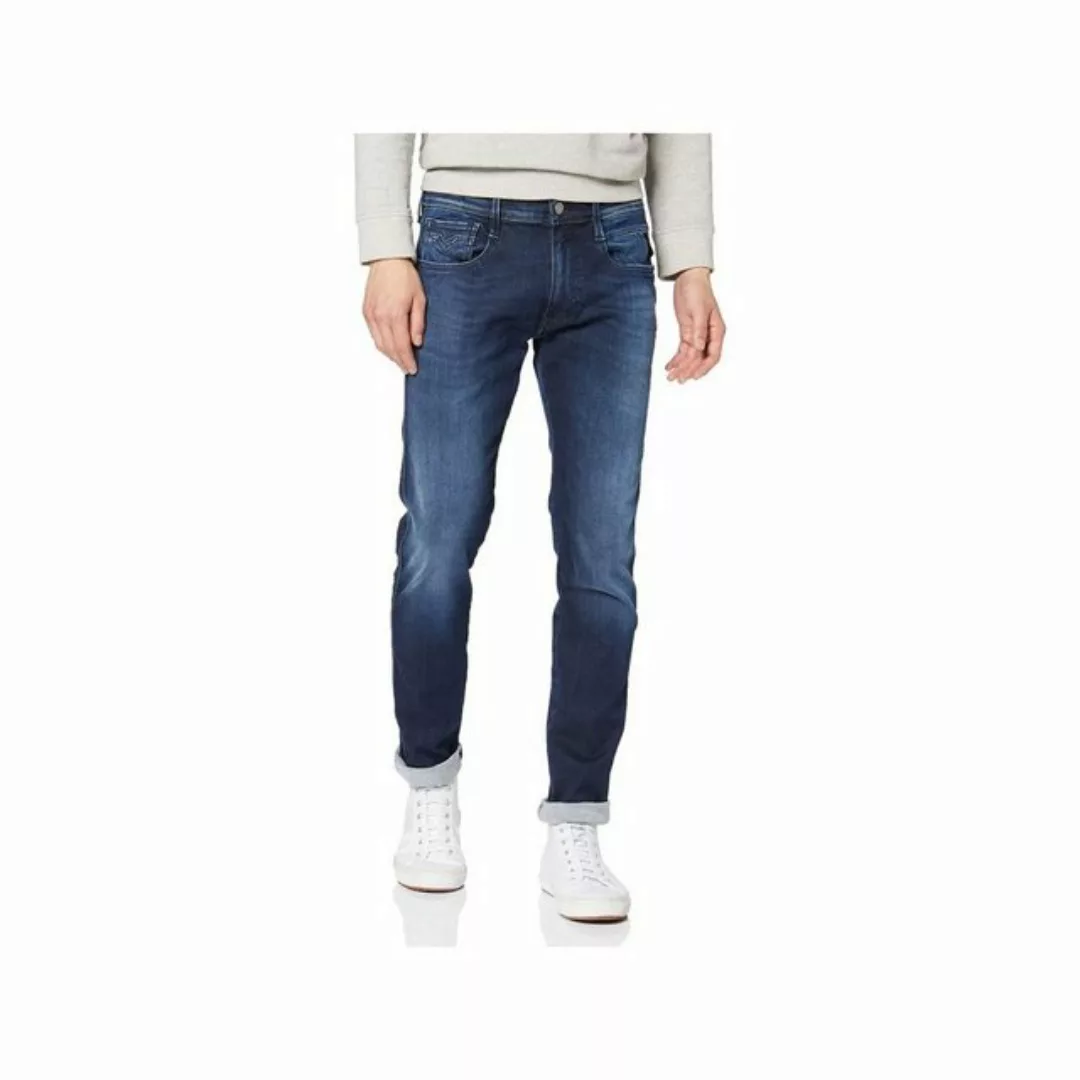 Replay Herren Jeans ANBASS - Slim Fit - Blau - Dark Blue Denim Hyperflex St günstig online kaufen