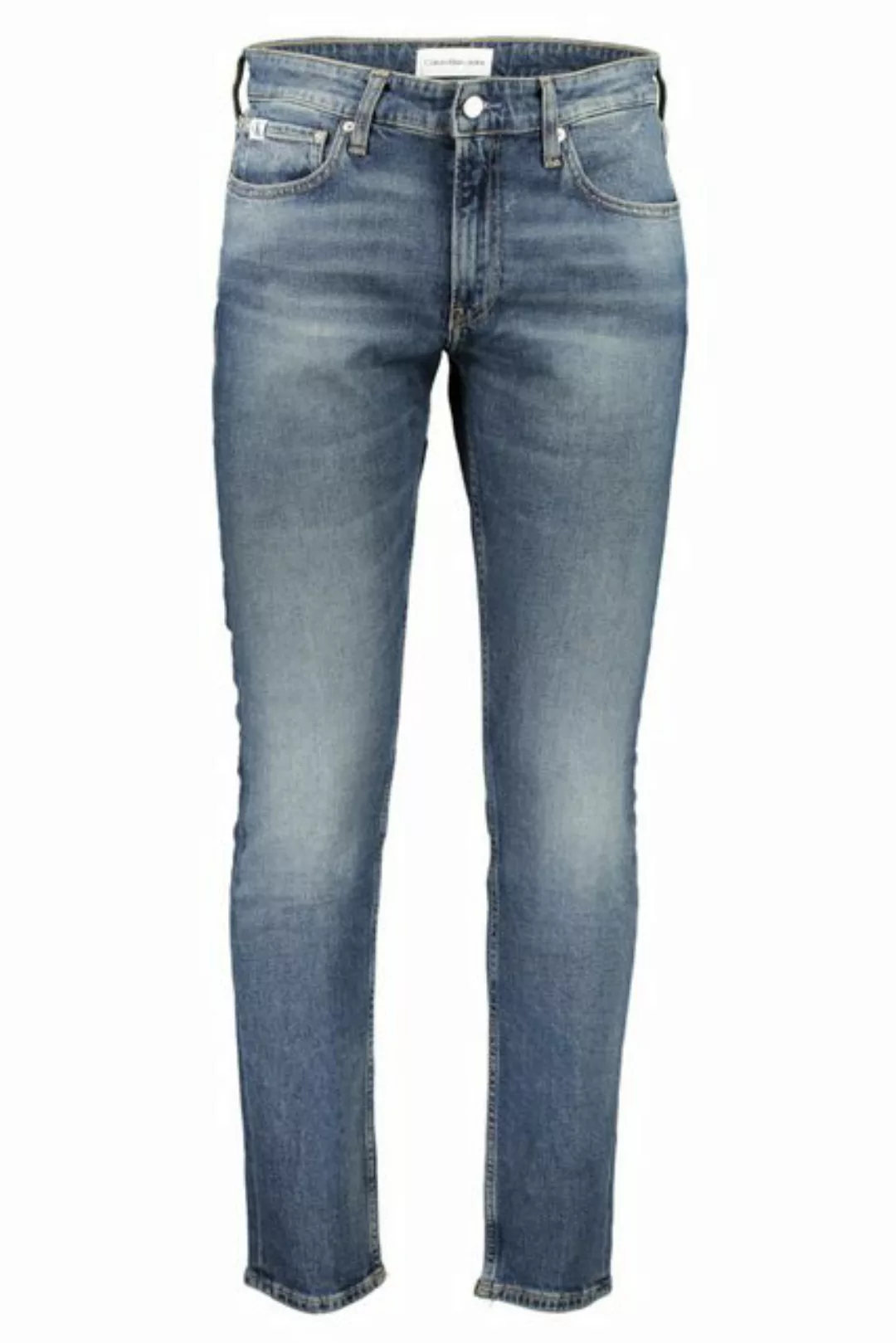 Calvin Klein Jeans 5-Pocket-Jeans Herren Blau Jeans Slim Fit - Waschoptik & günstig online kaufen