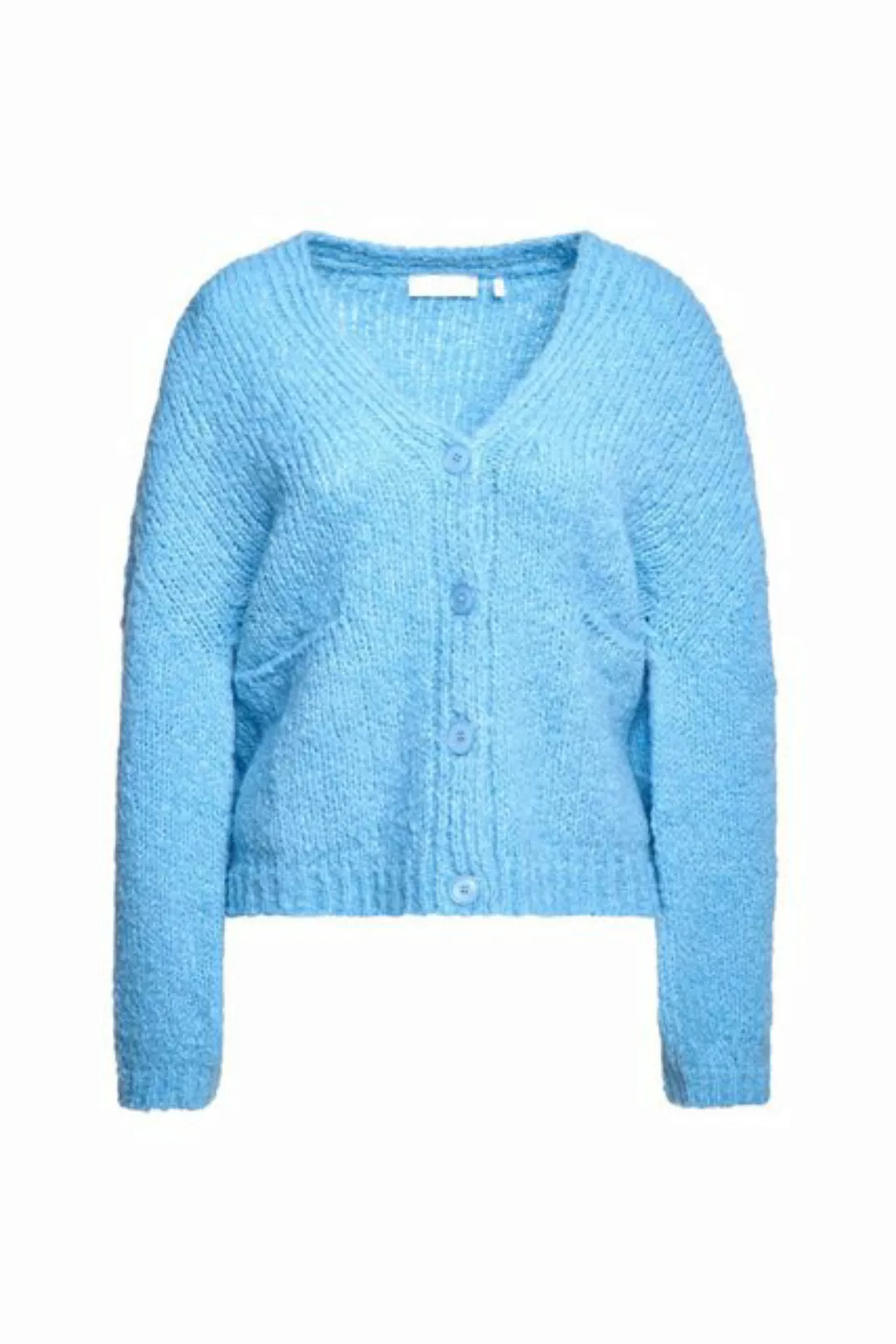 Rich & Royal Strickjacke V-neck cardigan, sapphire blue günstig online kaufen