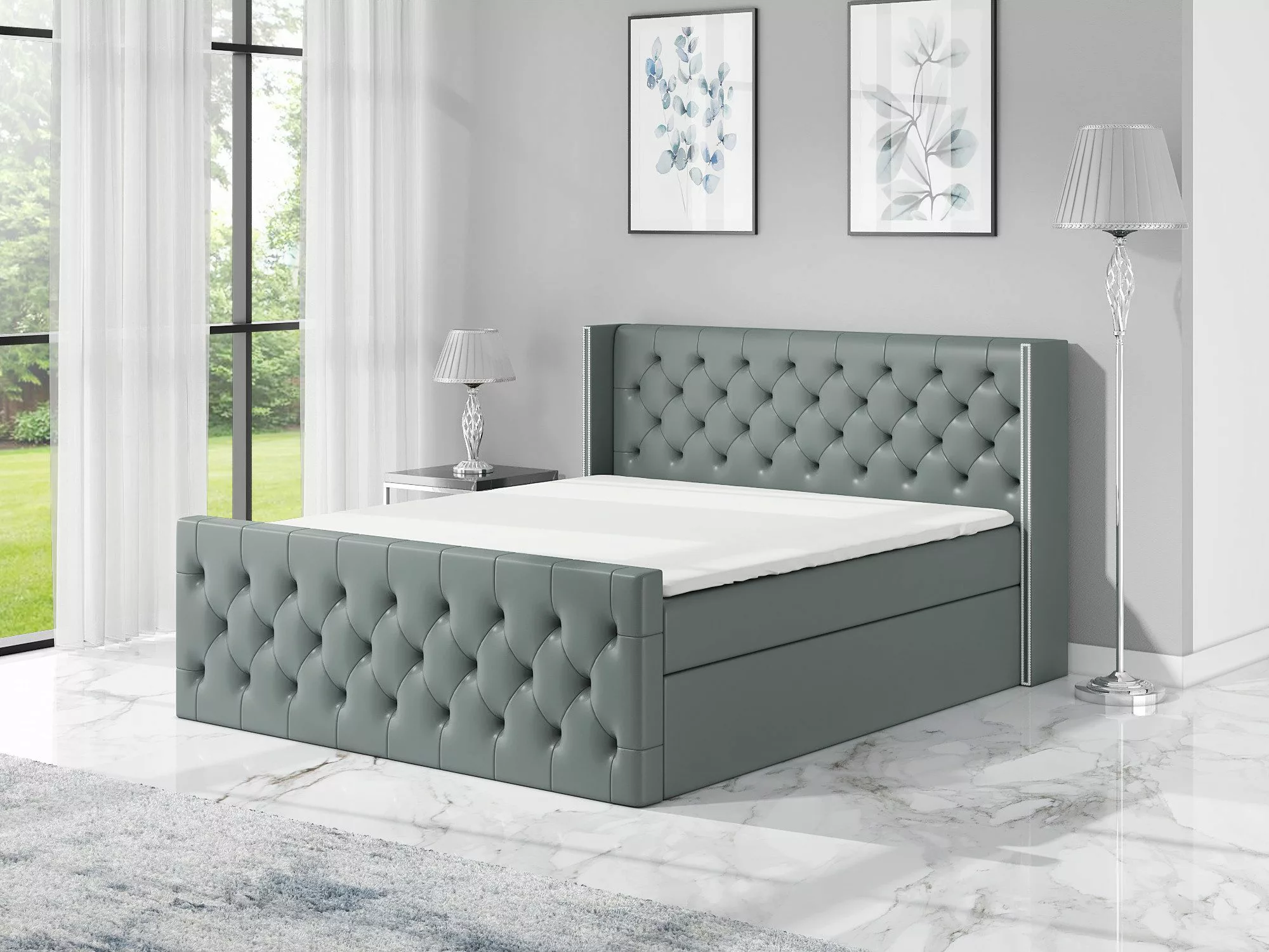 A&J MöbelLand GmbH Boxspringbett LUNA mit günstig online kaufen