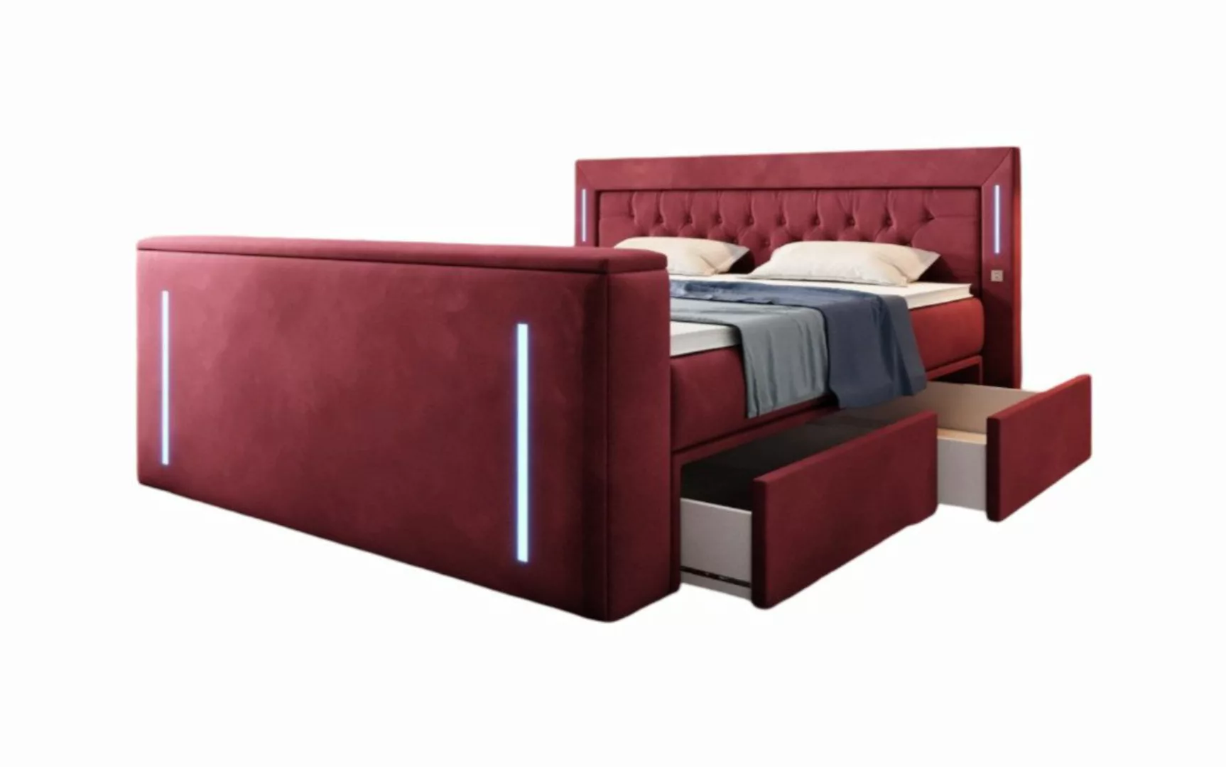 Luxusbetten24 Boxspringbett Divaneo, mit TV Lift günstig online kaufen