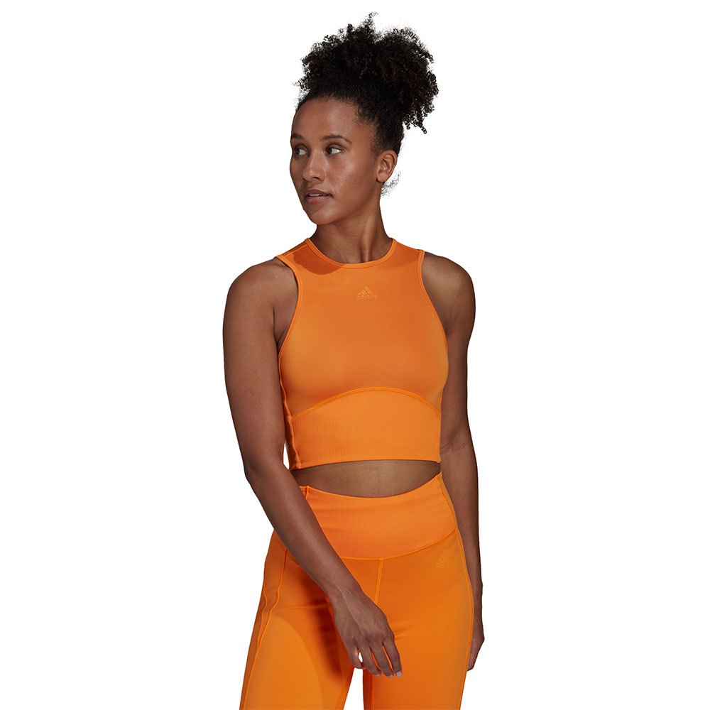 Adidas Training Ärmelloses T-shirt S Orange Rush günstig online kaufen