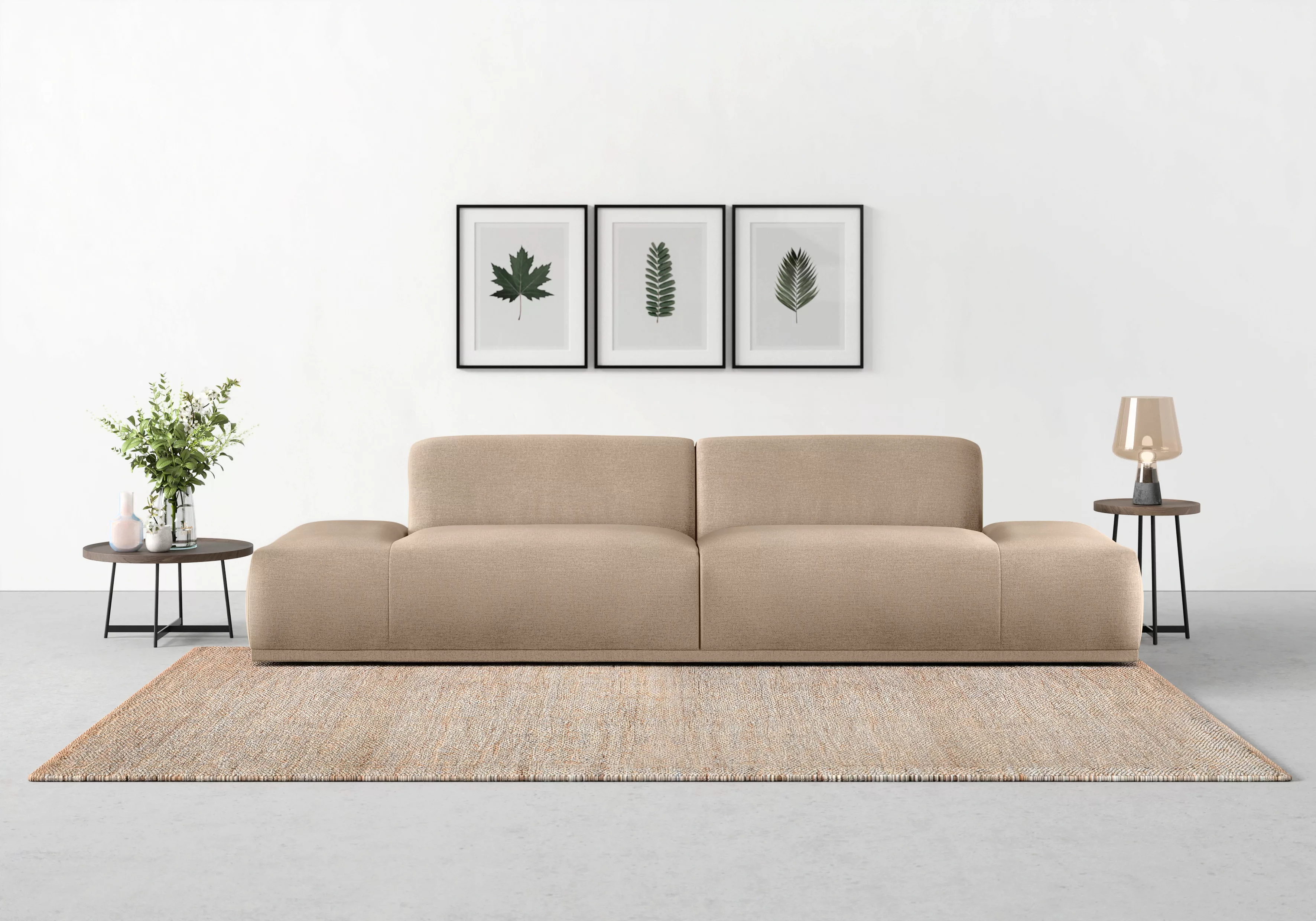 TRENDMANUFAKTUR Big-Sofa Braga, toller Sitzkomfort, Designsofa, in moderner günstig online kaufen