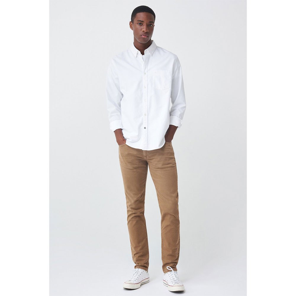 Salsa Jeans 125459-000 / Fit Regular Oxford Langarm Hemd L White günstig online kaufen