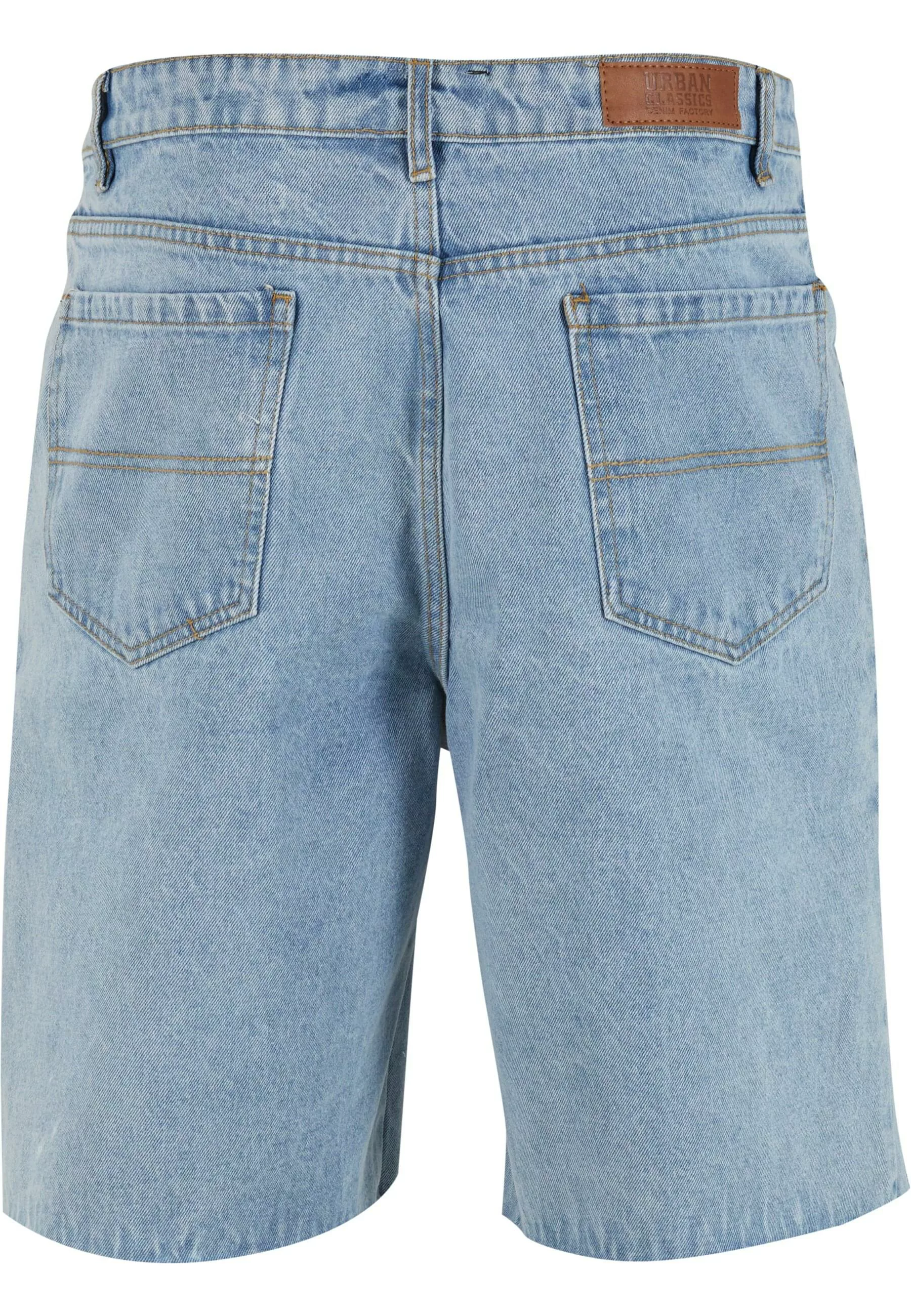 URBAN CLASSICS Shorts "Urban Classics Open Edge Two Knee Denim Shorts", (1 günstig online kaufen