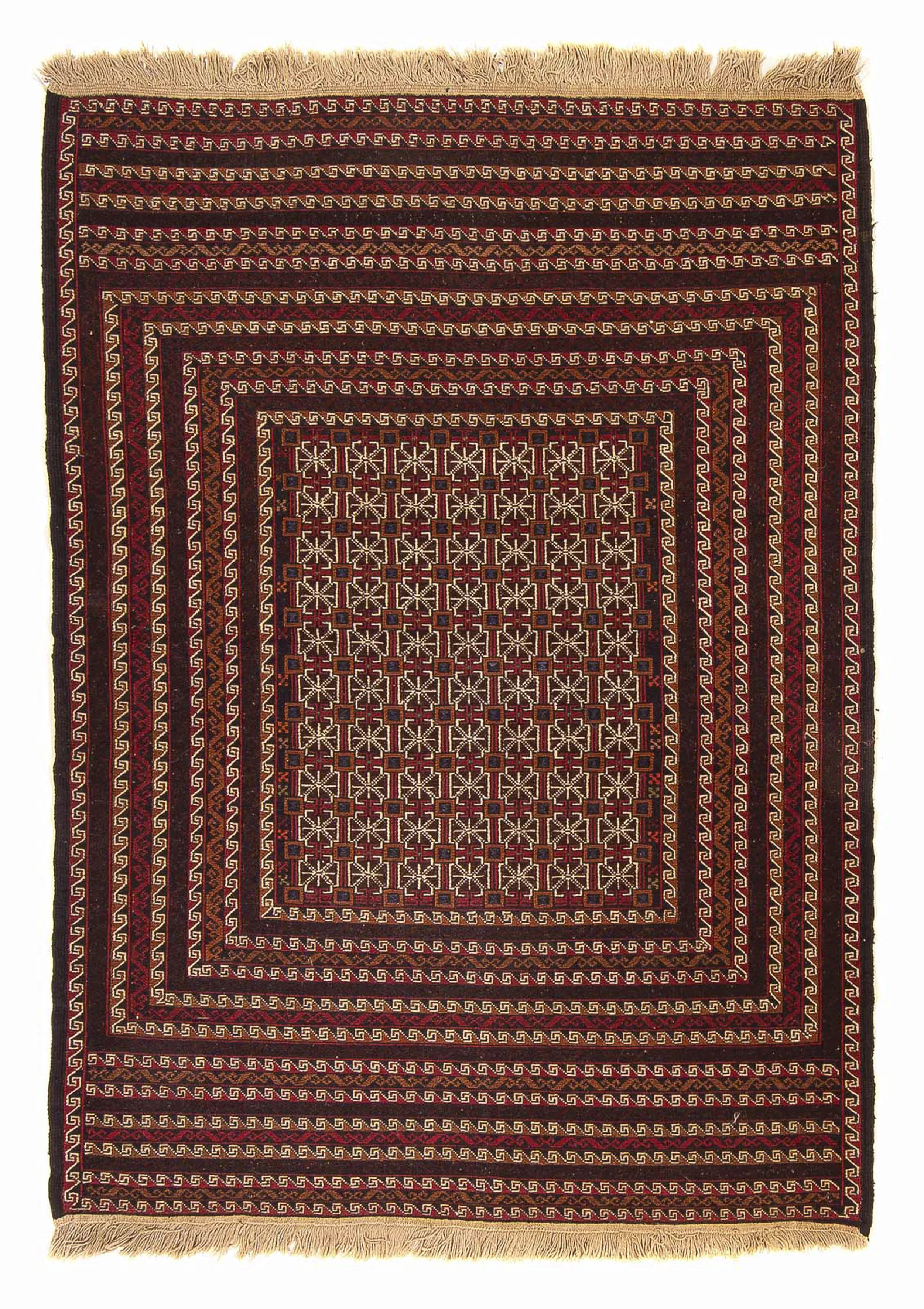 morgenland Wollteppich »Kelim - Oriental - 180 x 133 cm - dunkelrot«, recht günstig online kaufen