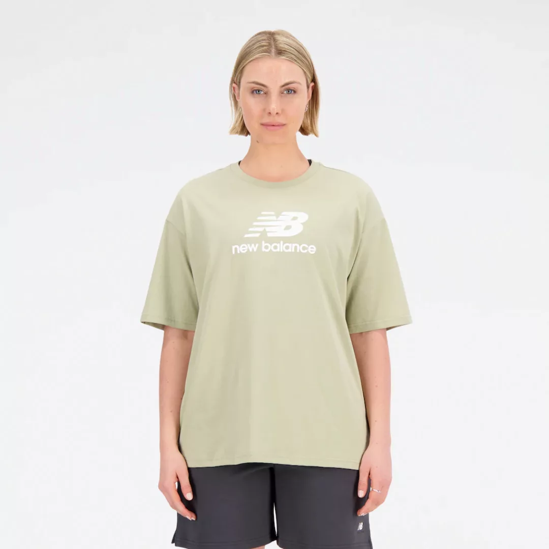 New Balance T-Shirt NB ESSENTIALS STACKED LOGO OVERSIZED T-SHIRT günstig online kaufen