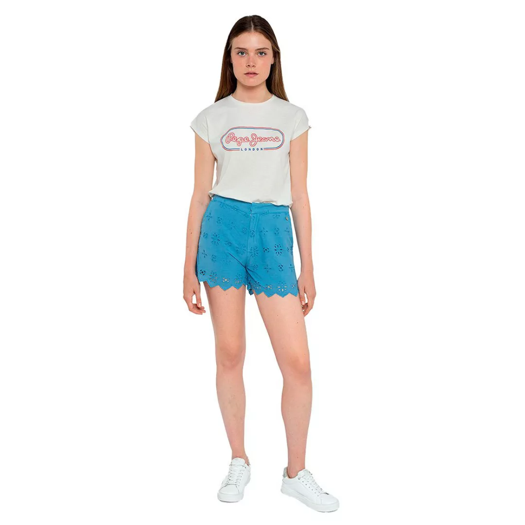 Pepe Jeans Nora Shorts Hosen M Bright Blue günstig online kaufen