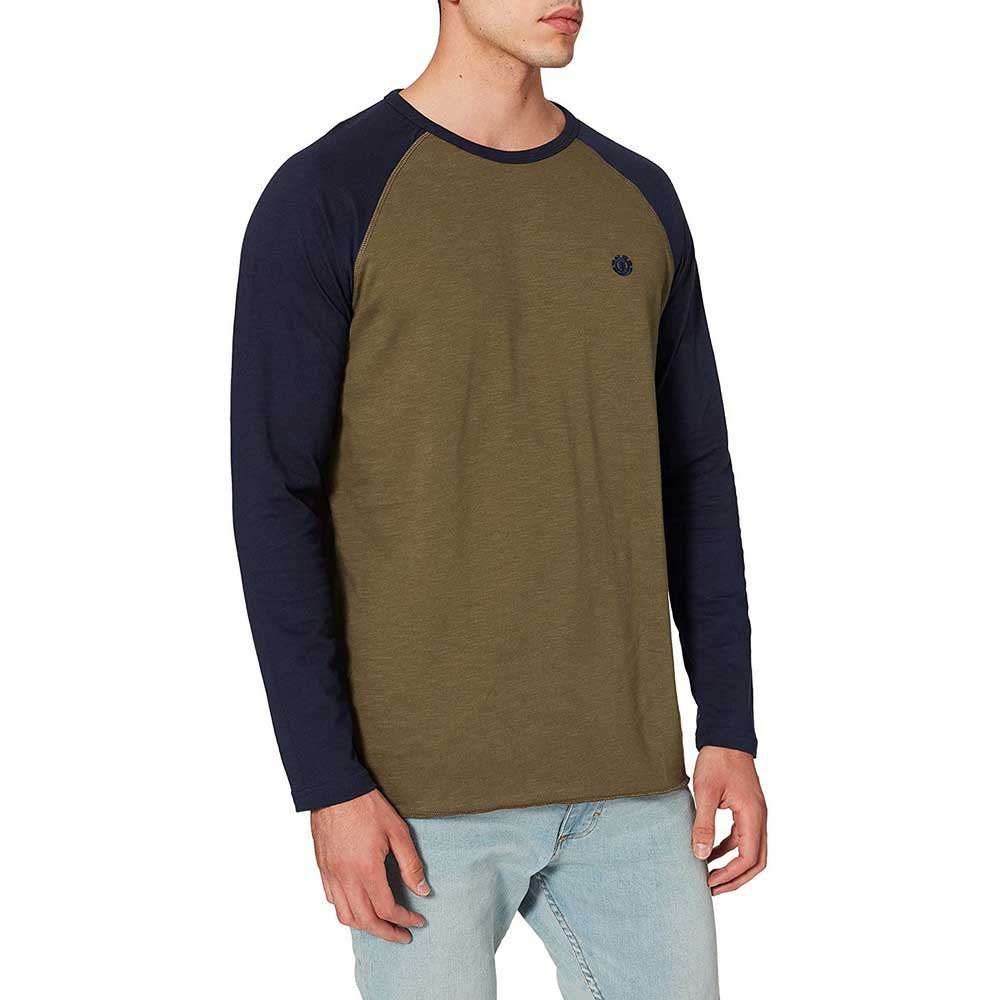 Element Blunt Langarm-t-shirt XS Army günstig online kaufen