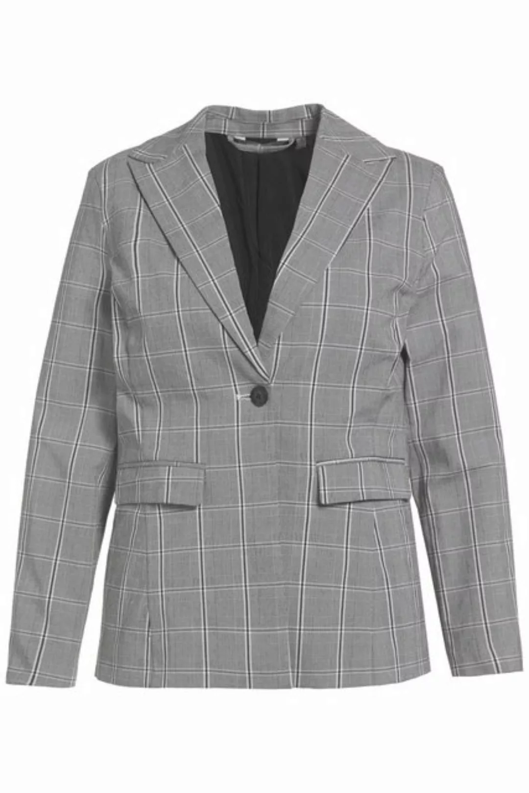 Ulla Popken Blusenblazer Karo-Blazer günstig online kaufen