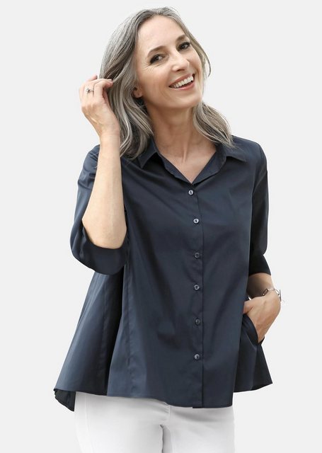 GOLDNER Kurzarmbluse Elegante Bluse in trageangenehmer Qualität günstig online kaufen