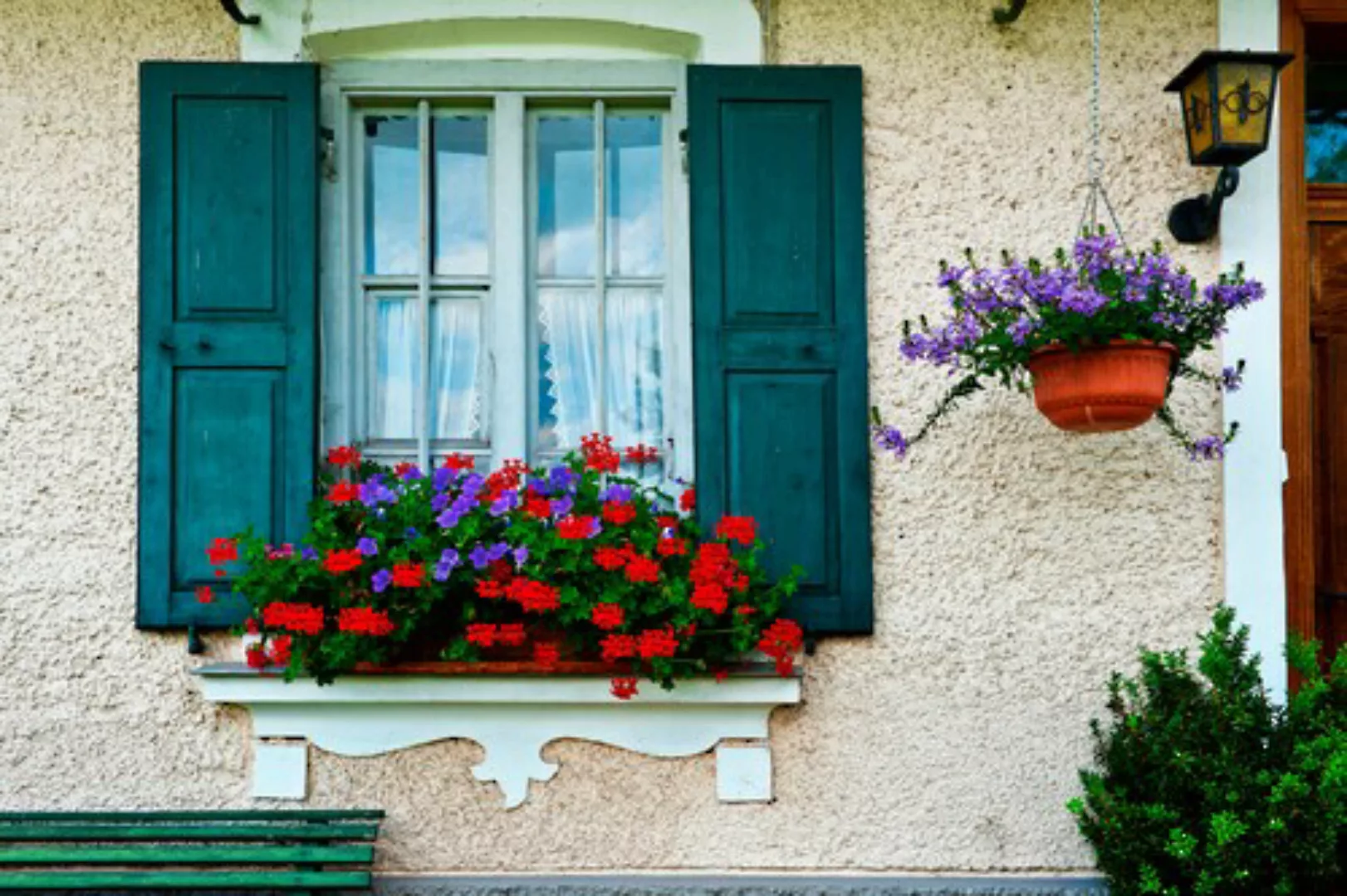 Papermoon Fototapete »Bavarian Window« günstig online kaufen