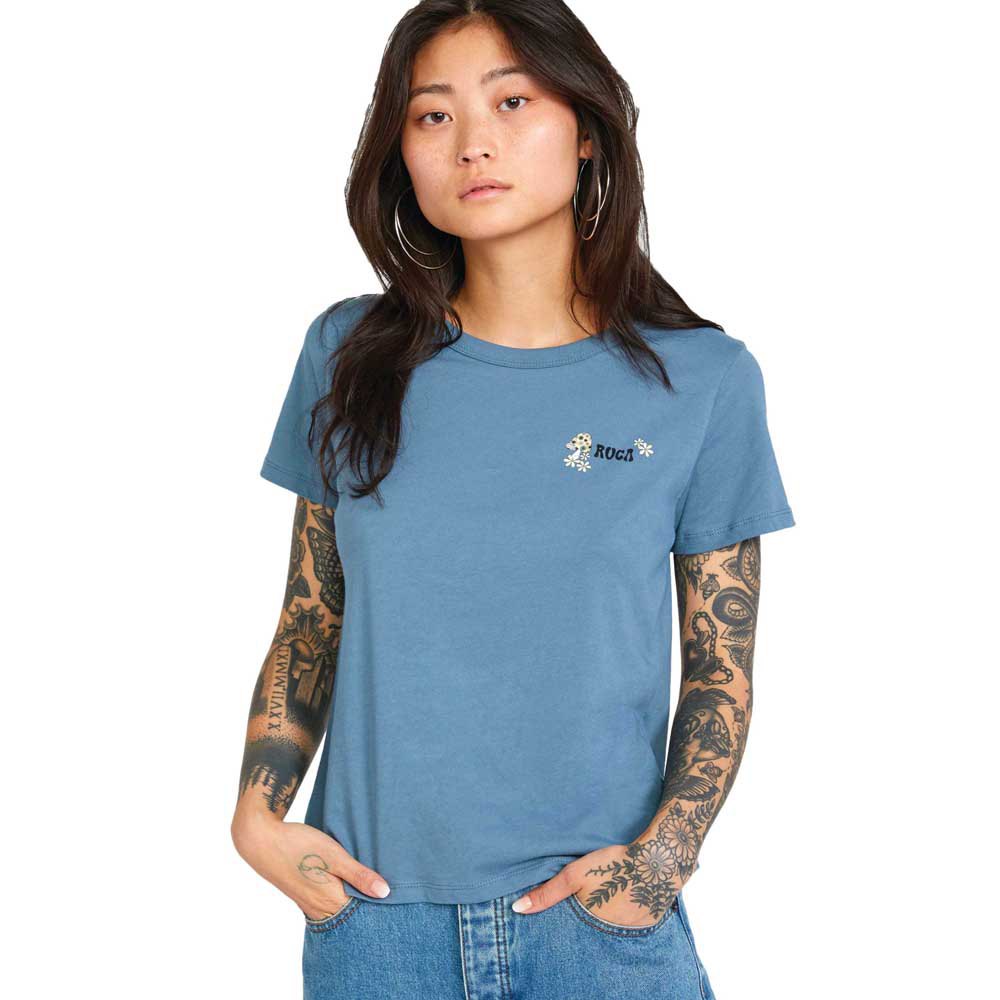 Rvca Peace Kurzärmeliges T-shirt M China Blue günstig online kaufen