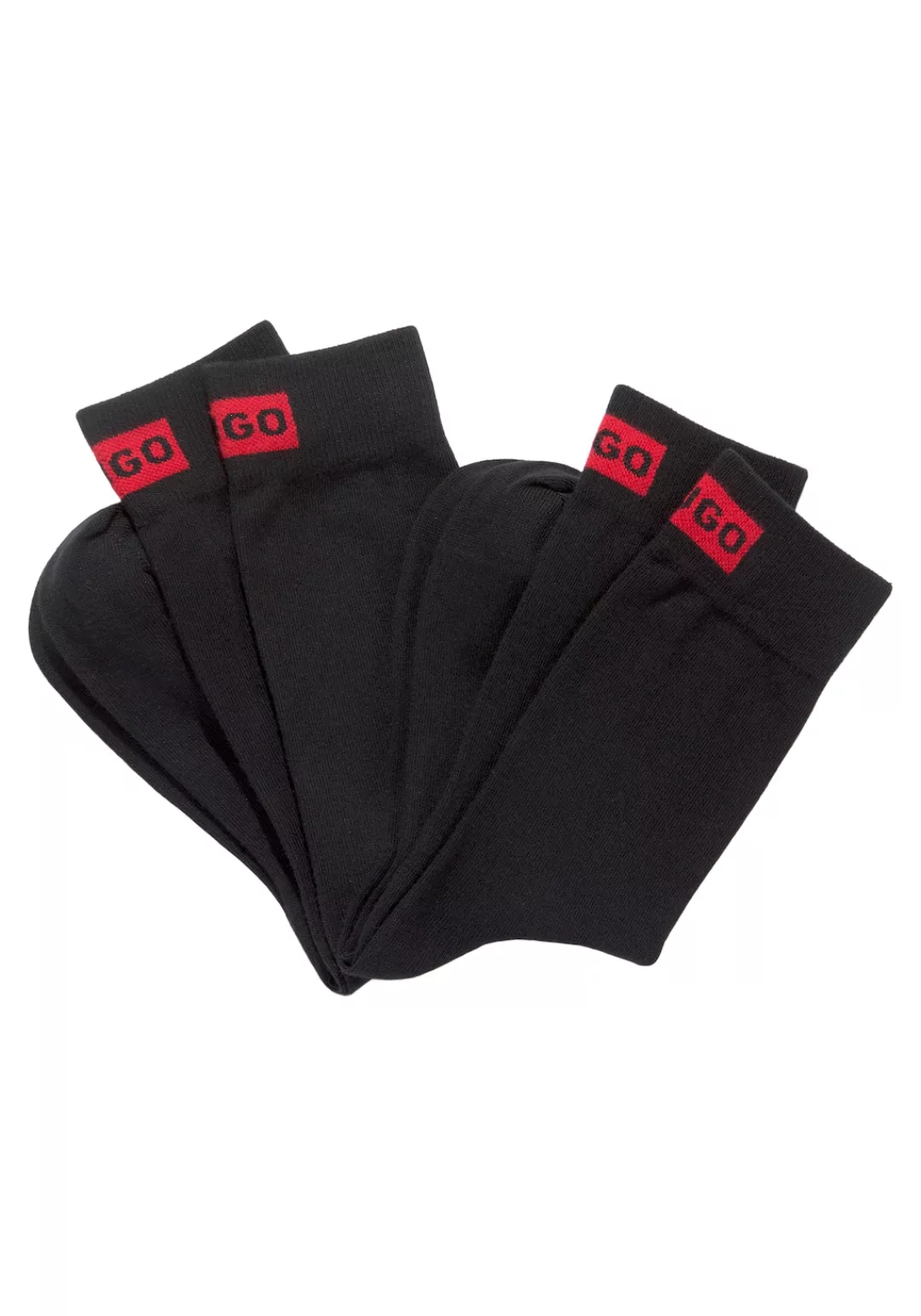 HUGO Underwear Businesssocken "2P RS LABEL CC W", (Packung, 2 Paar, 2er), m günstig online kaufen