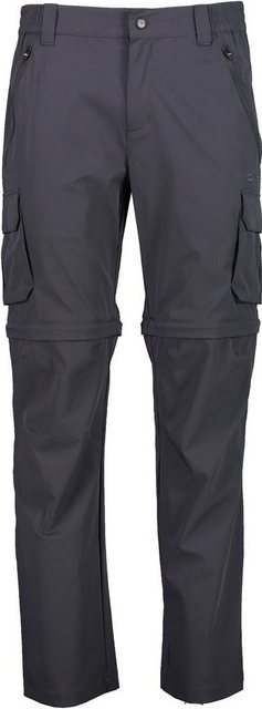 CMP Bundfaltenhose MAN ZIP OFF PANT ANTRACITE günstig online kaufen