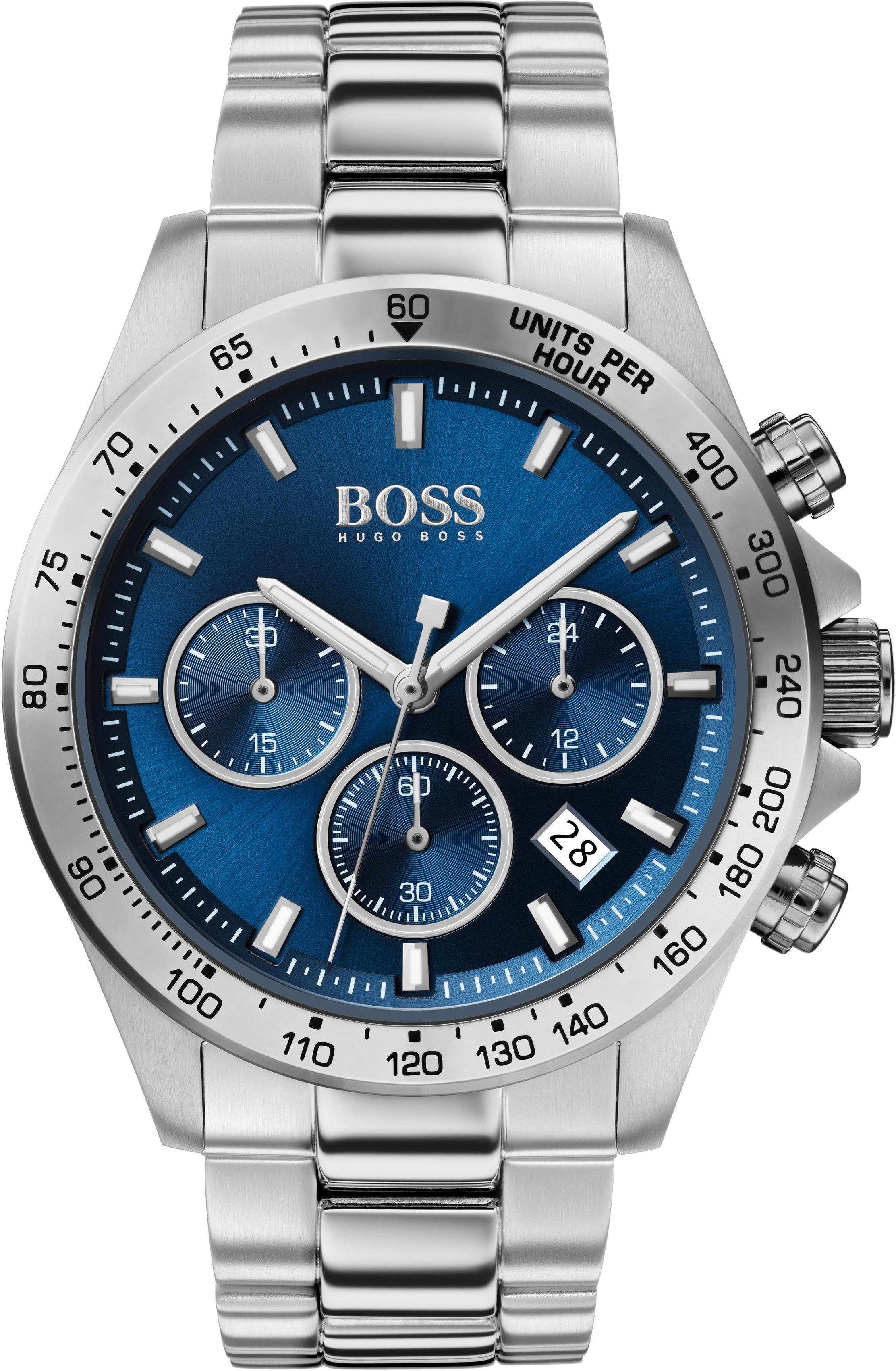 BOSS Chronograph HERO 1513755, Quarzuhr, Herrenuhr, günstig online kaufen