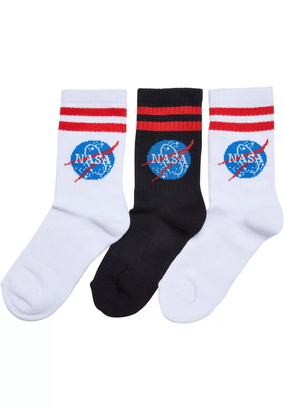 MisterTee Basicsocken "MisterTee Unisex NASA Insignia Socks Kids 3-Pack", ( günstig online kaufen