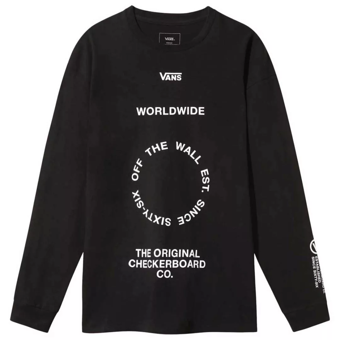 Vans Distortion Langarm-t-shirt 2XL Black günstig online kaufen
