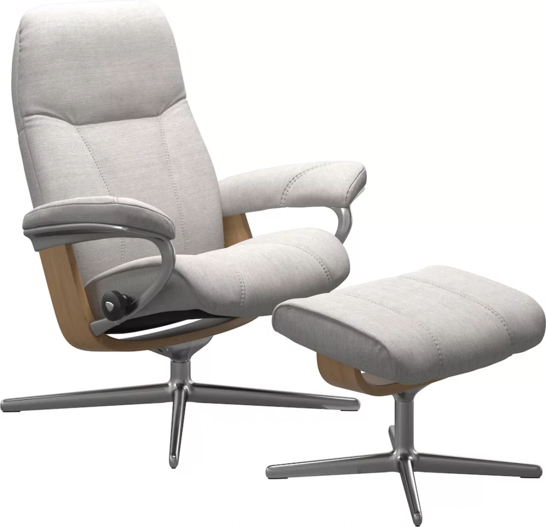 Stressless Relaxsessel "Consul", (Set, Relaxsessel mit Hocker), mit Hocker, günstig online kaufen