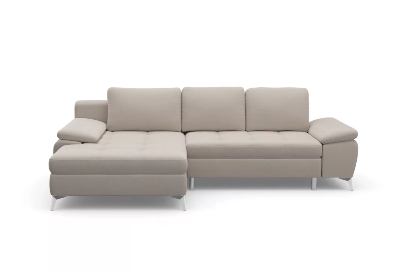 sit&more Ecksofa »Latigo L-Form«, mit Recamiere, wahlweise mit Bettfunktion günstig online kaufen