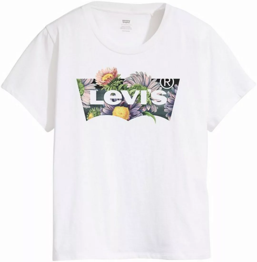 Levi's® Plus T-Shirt PL PERFECT TEE mit Blumen Logo Print günstig online kaufen