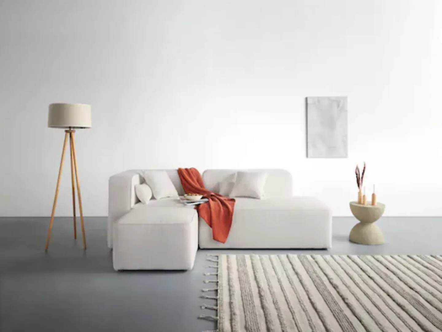 andas Ecksofa "Sundstrup L-Form", Modulserie, individuelle Zusammenstellung günstig online kaufen