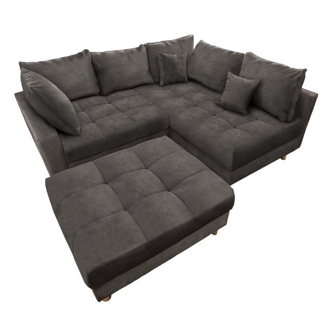 riess-ambiente Ecksofa KENT 220cm grau, Set 2 Teile, Wohnzimmer · Couch · S günstig online kaufen