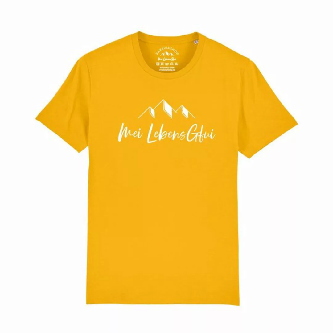 Bavariashop T-Shirt Herren T-Shirt "Mei LebensGfui günstig online kaufen