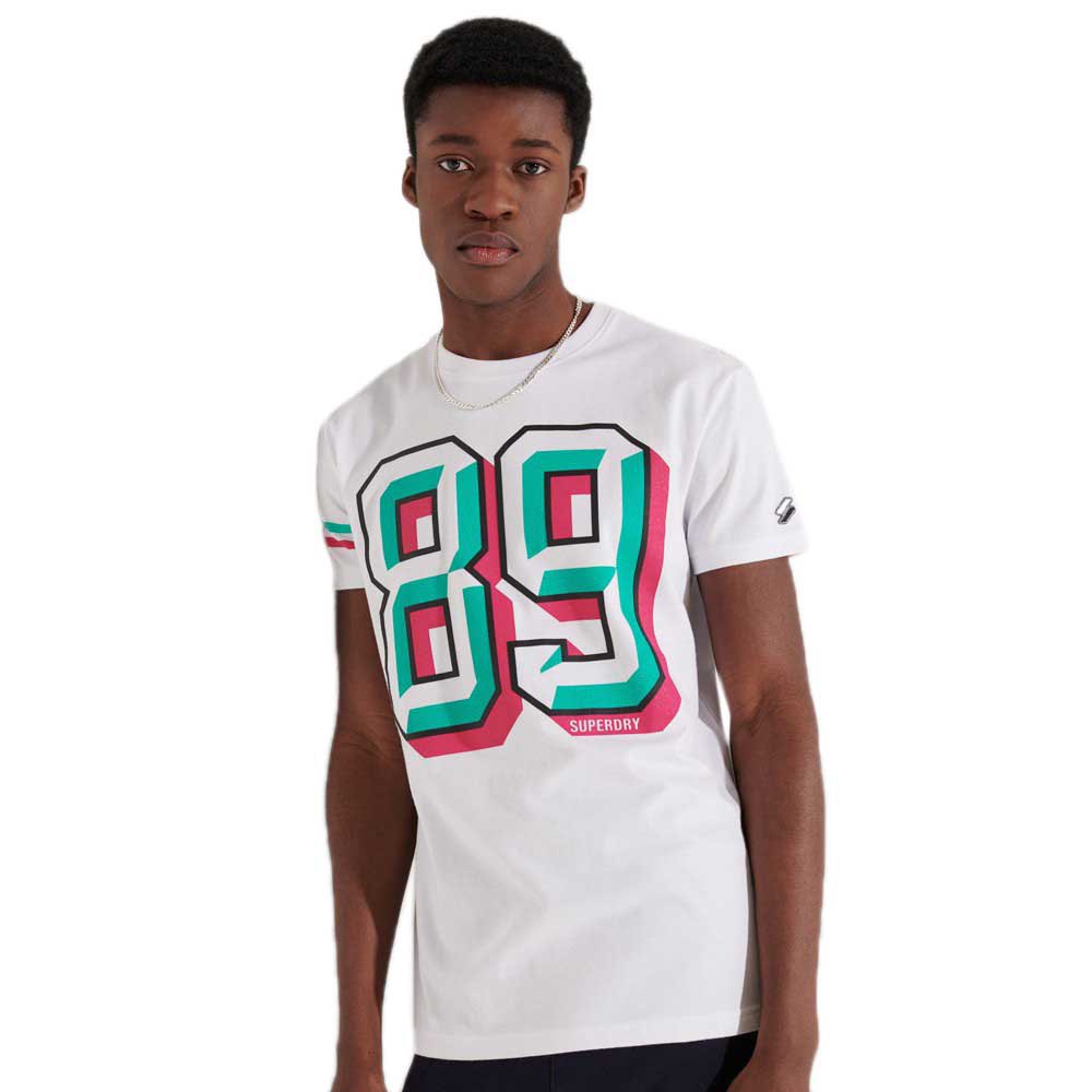 Superdry Sport Grit Numbers Kurzärmeliges T-shirt 3XL Optic günstig online kaufen
