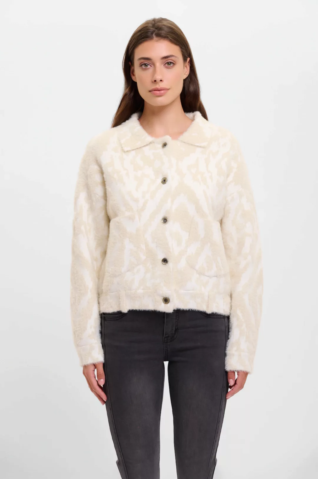 Rino & Pelle Kurzjacke, mit Intarsien Muster günstig online kaufen