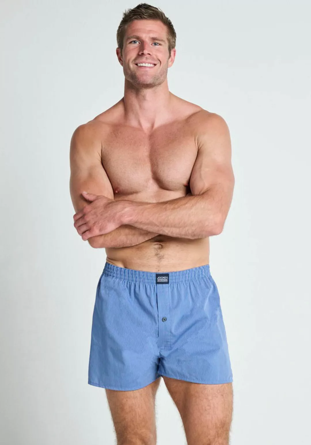 Jockey Boxershorts, (2er Pack), mit klassischem Nadelstreifenmuster günstig online kaufen