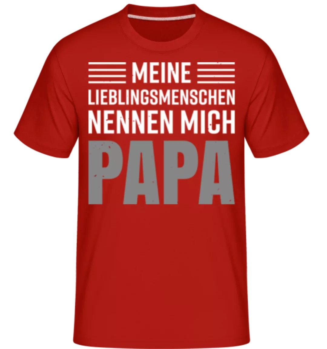 Lieblingsmenschen Nennen Mich Papa · Shirtinator Männer T-Shirt günstig online kaufen