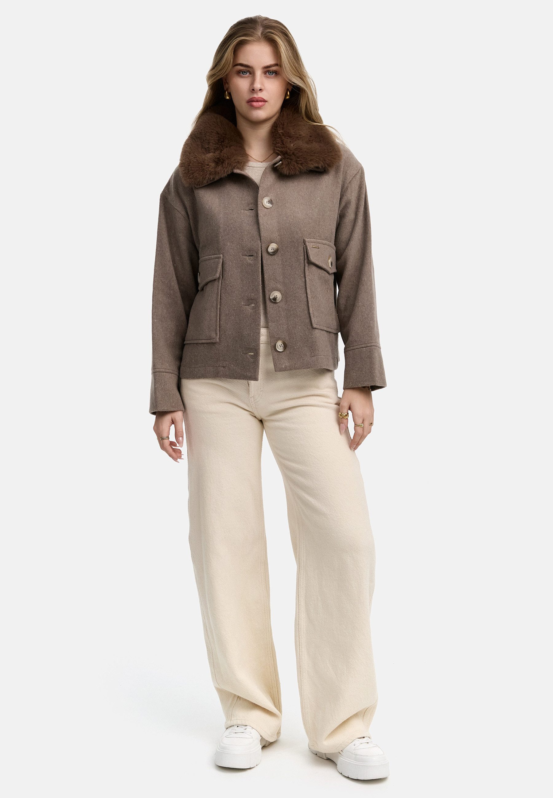 Decay Bomberjacke Delta Jacke (1-St) Knopfleiste günstig online kaufen