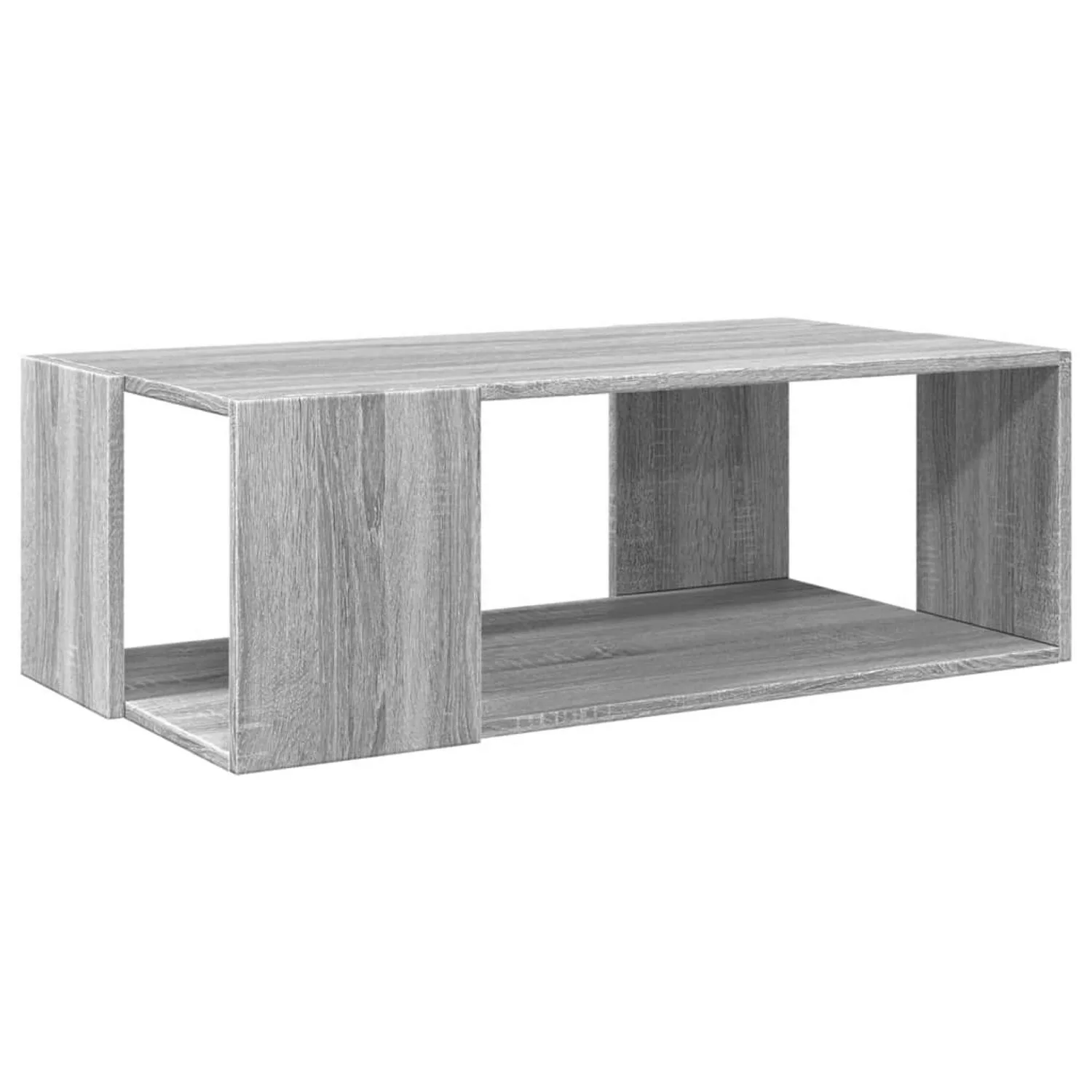 vidaXL Couchtisch Grau Sonoma-Eiche 89,5x48x30 cm Holzwerkstoff günstig online kaufen