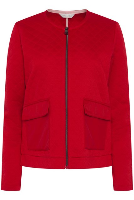 Gina Laura Kurzjacke Jersey-Steppjacke Boxy Fit Nylon-Taschen günstig online kaufen