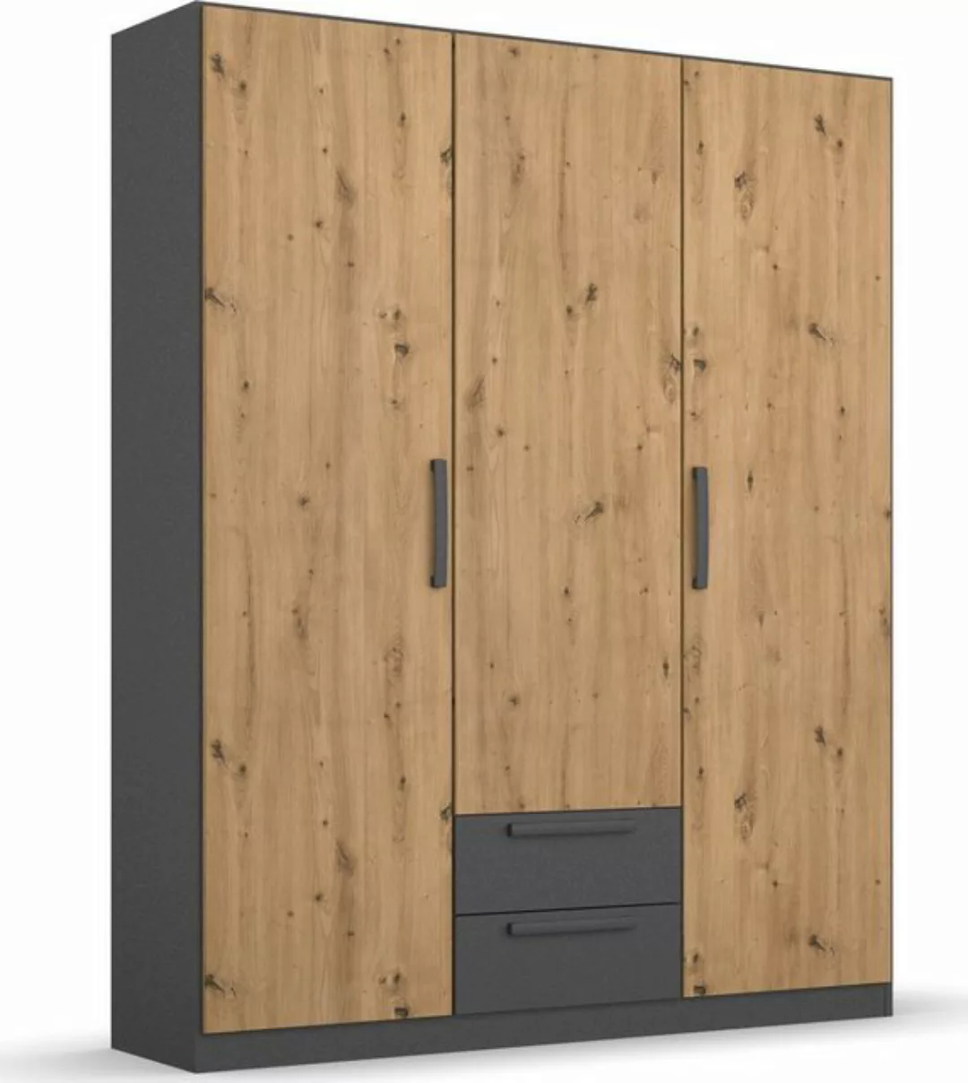 rauch Drehtürenschrank "StyleUp", Typ Dark & Wood mit trendigen farblich ab günstig online kaufen