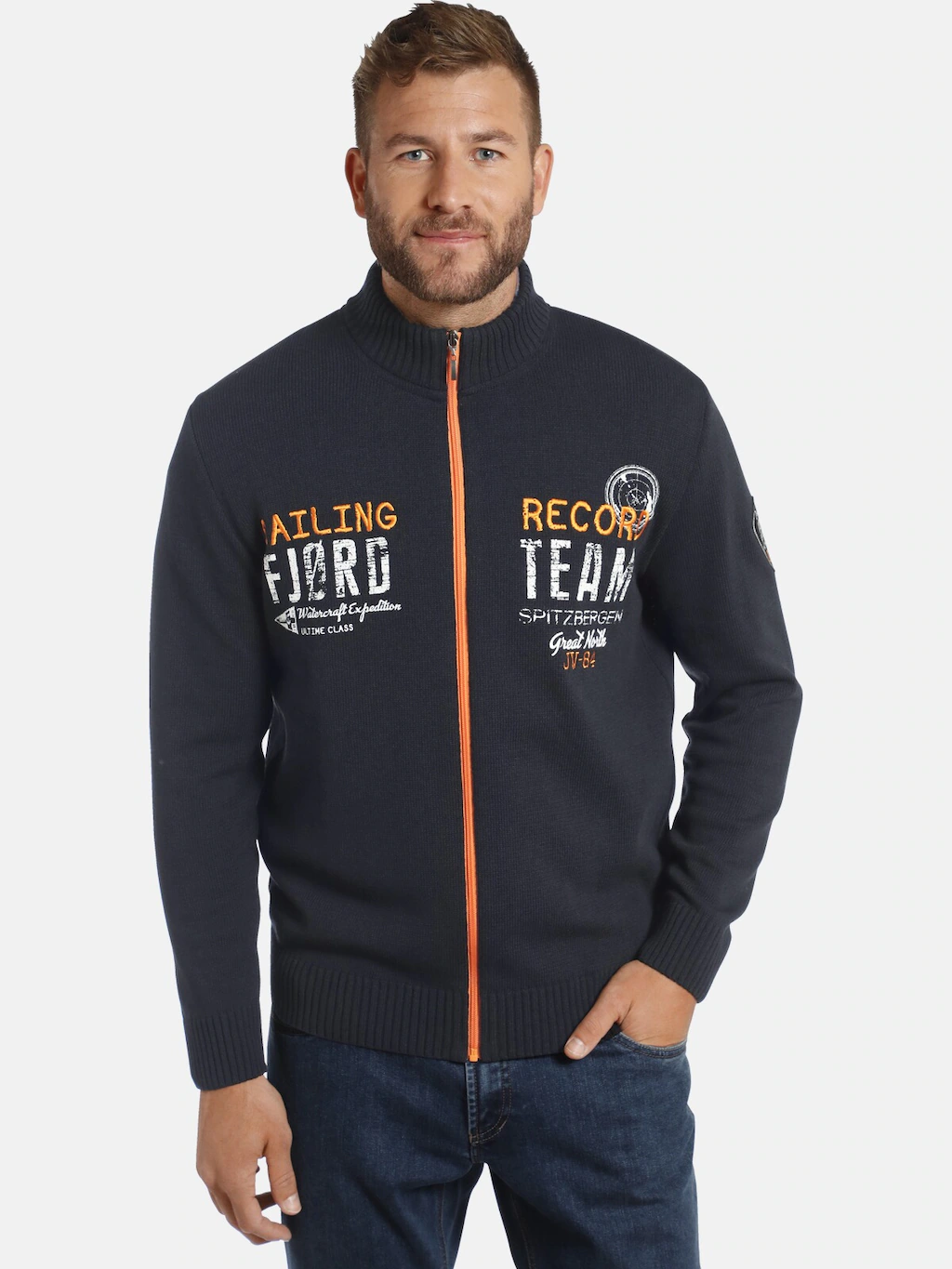 Jan Vanderstorm Strickjacke "Strickjacke SVEND" günstig online kaufen