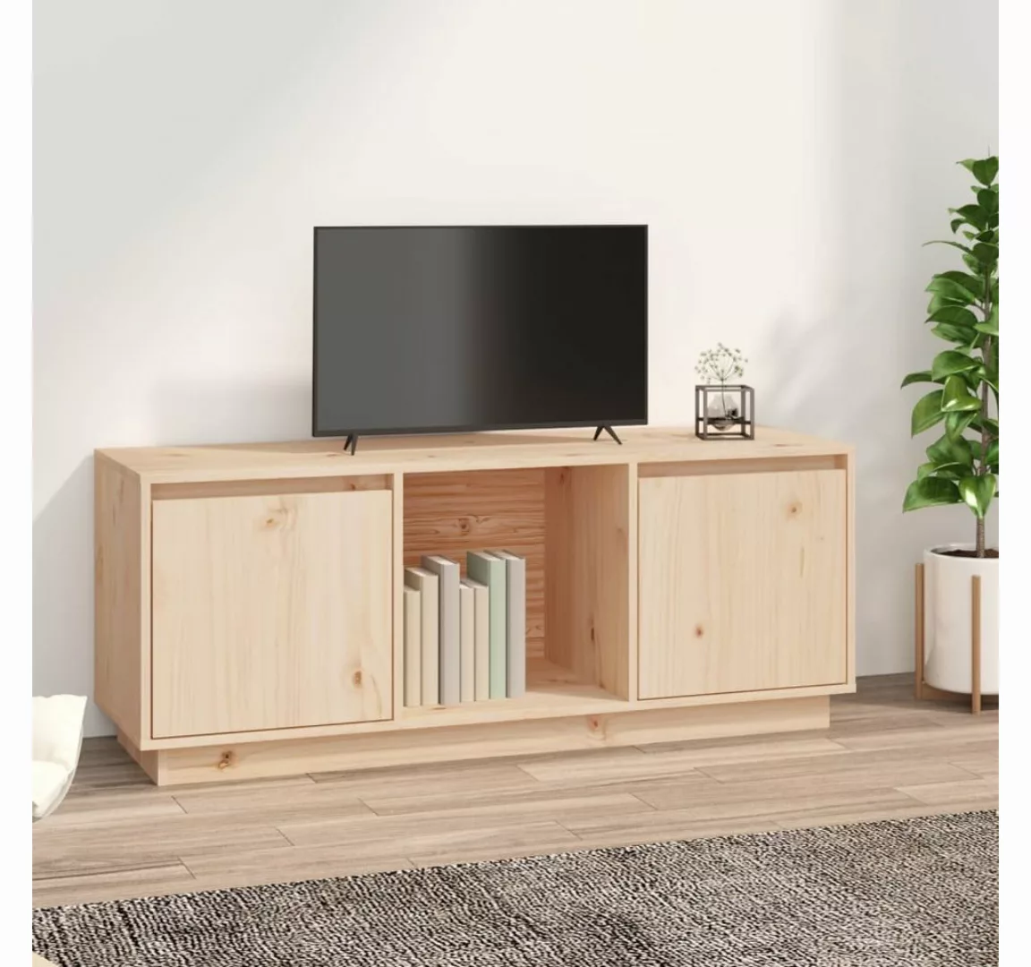 vidaXL TV-Schrank TV-Schrank 110,5x35x44 cm Massivholz Kiefer Lowboard günstig online kaufen